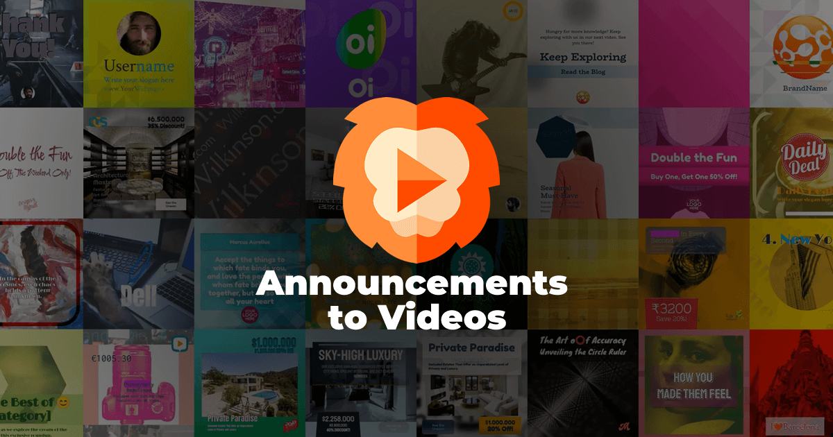 Unforgettable Announcements with Video