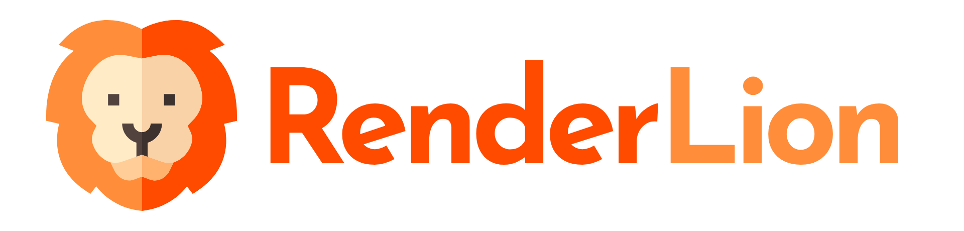 RenderLion Logo Lion